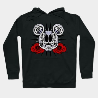 Skull roses romantic Hoodie